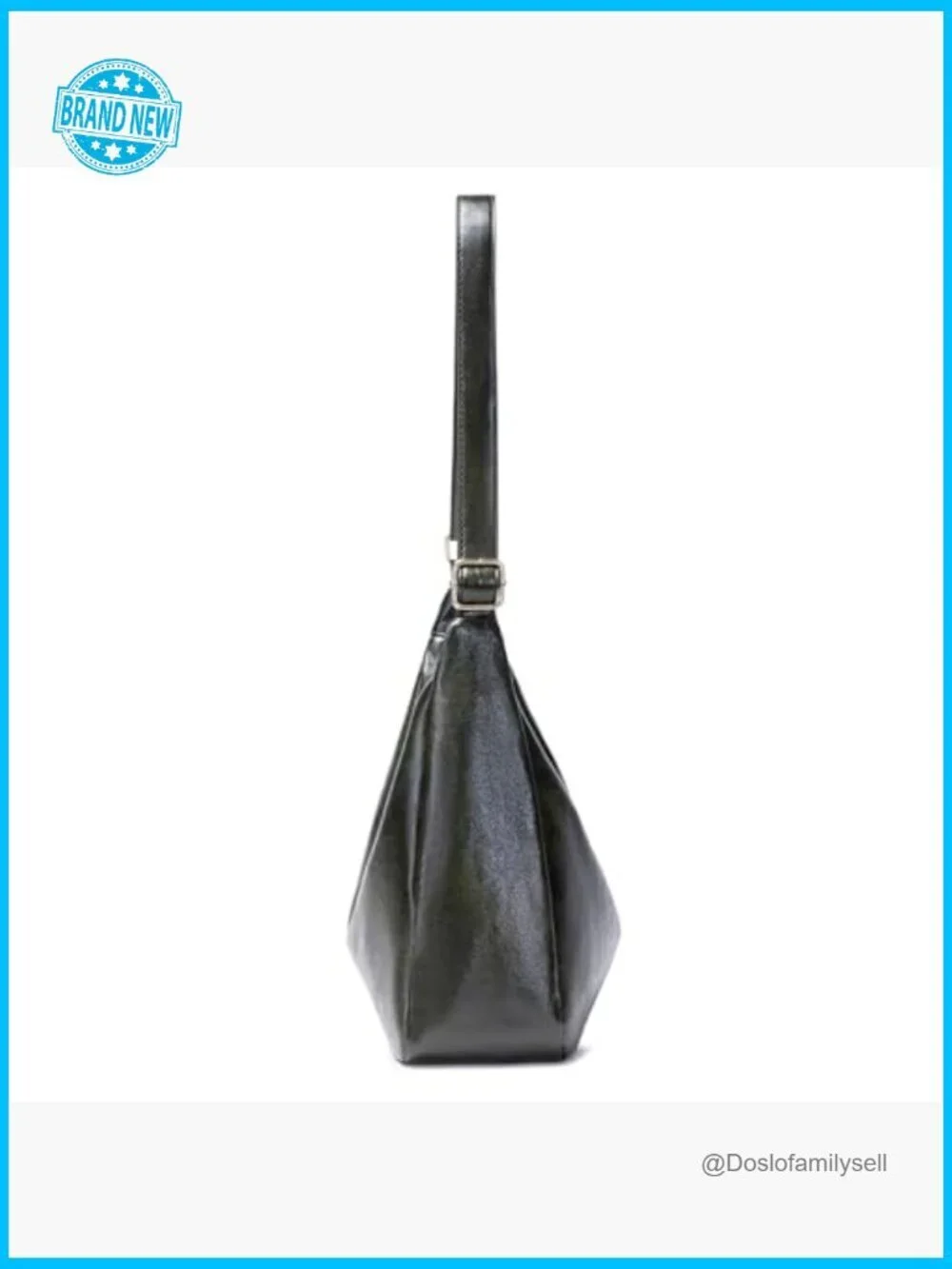 Foldable Vegan Leather Hobo Bag Tote Large Capacity Shoulder Crossbody